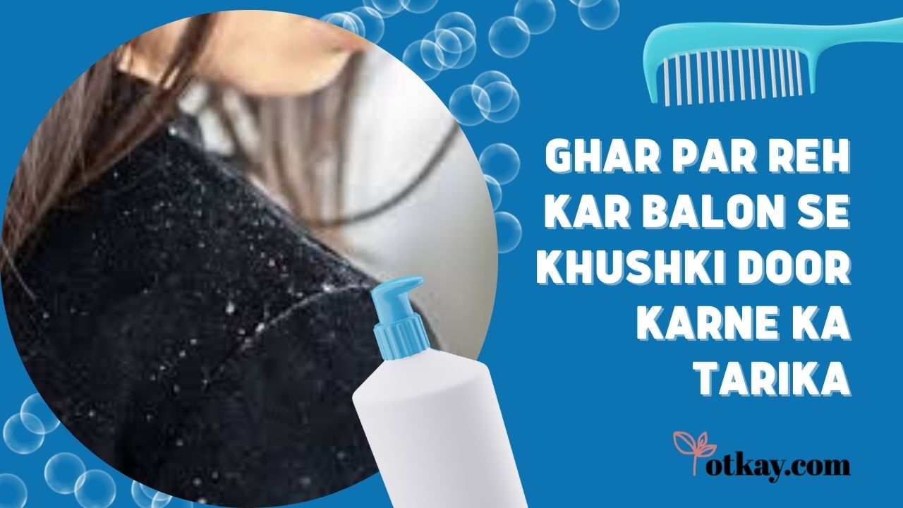 Ghar par reh kar Balon Se khushki Door Karne ka Tarika