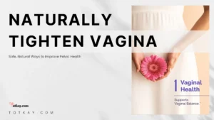 Homepage 25 Naturally Tighten Vagina cover image featuring a woman holding a pink flower with tips for improving pelvic floor strength and supporting vaginal health naturally.