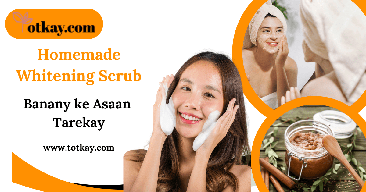 Homemade Whitening Scrub
