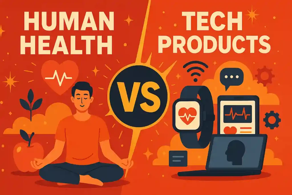 Human Health vs Tech Products Impact on Well-being - totkay.com