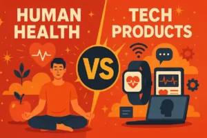 Human Health vs Tech Products Impact on Well-being - totkay.com