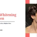 Title slide titled "Skin Whitening for Men: 7 Natural Ways to Get a Brighter Glow" by totkay.com, showcasing a close-up profile portrait of a man with smooth, radiant skin.